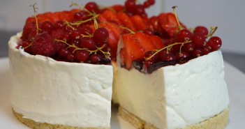 Cheesecake sans cuisson Vanille & fruits rouges