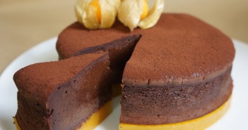 Moelleux au chocolat intense et mangue