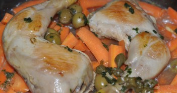 Poulet aux carottes fondantes et cumin: recette légère poulet carottes cumin