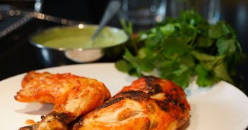 Poulet tandoori et sauce coriandre: cuisine indienne recette poulet tandoori